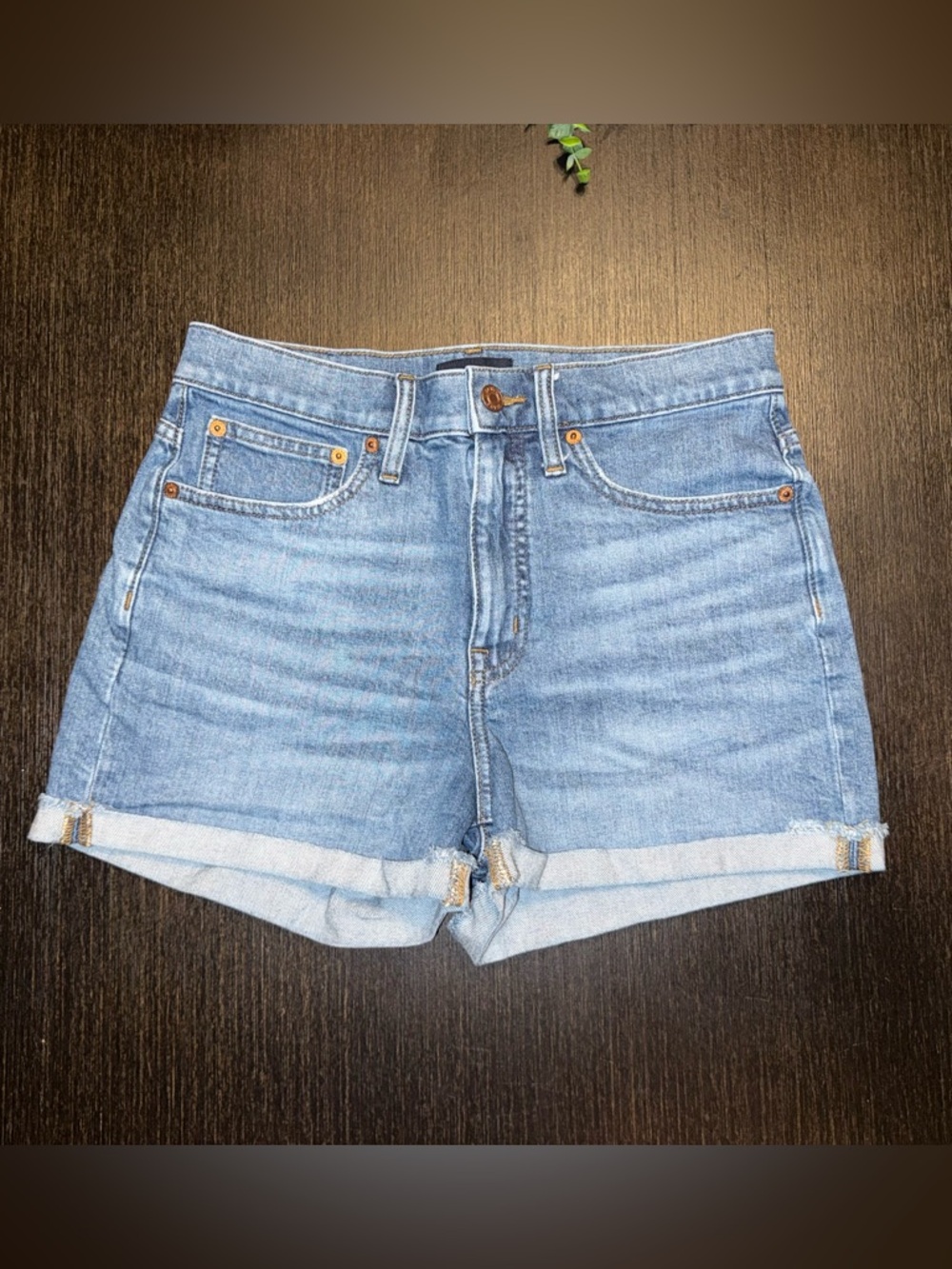 J. Crew Light Blue Denim Rolled-Hem Women’s Shorts
